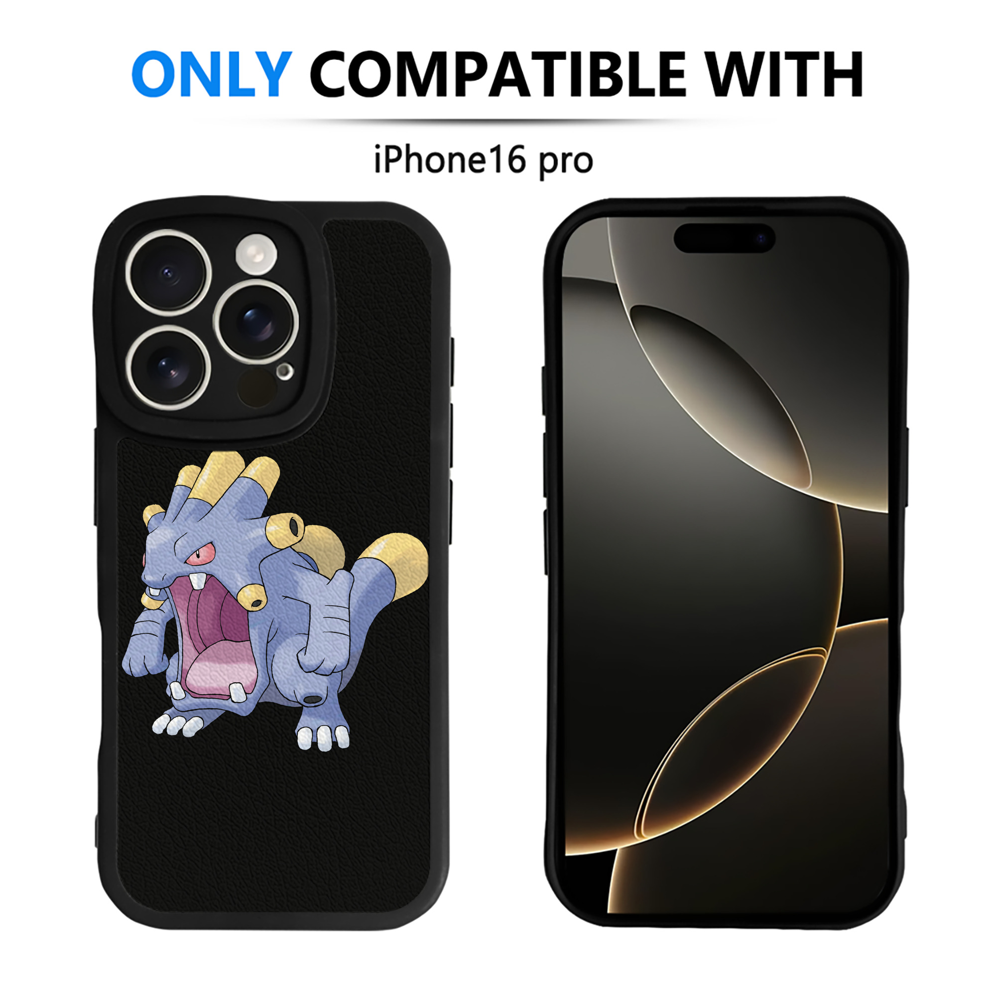 （画像用） ポケットモンスター Pokémon 【iPhone 16シリーズ対応】シリコンスマホケース（レザー調） 材質：シリコン